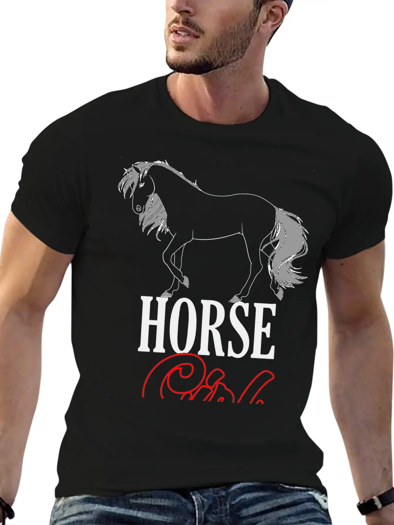 Colors Changeable | Horse Girl Unisex Casual T-Shirt – Clean Design For Daily Comfort