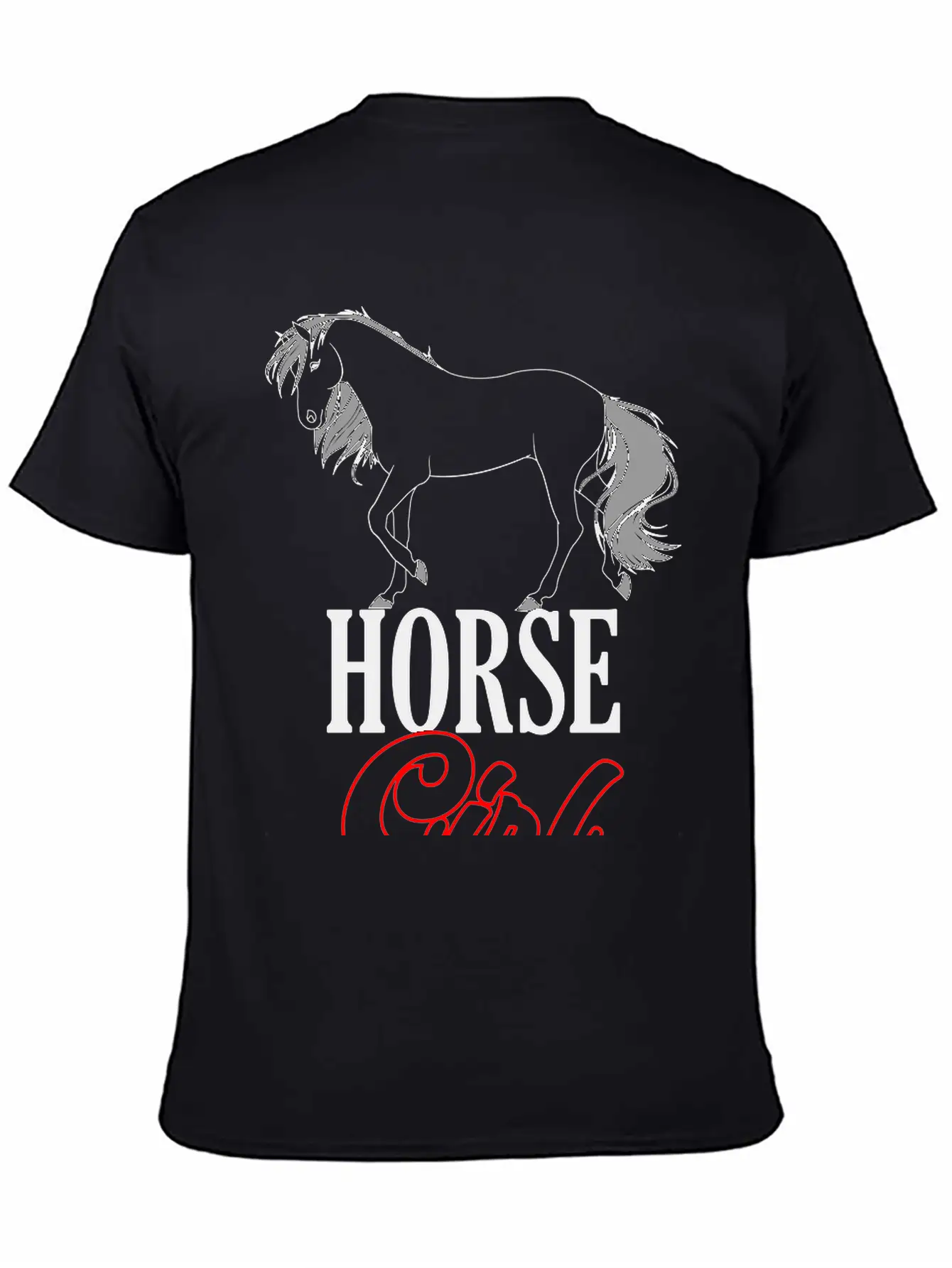 Colors Changeable | Horse Girl Unisex Casual T-Shirt – Clean Design For Daily Comfort