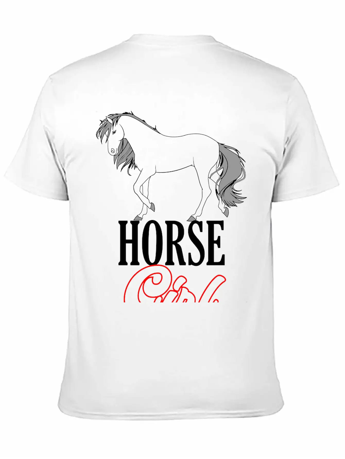Colors Changeable | Horse Girl Unisex Casual T-Shirt – Clean Design For Daily Comfort