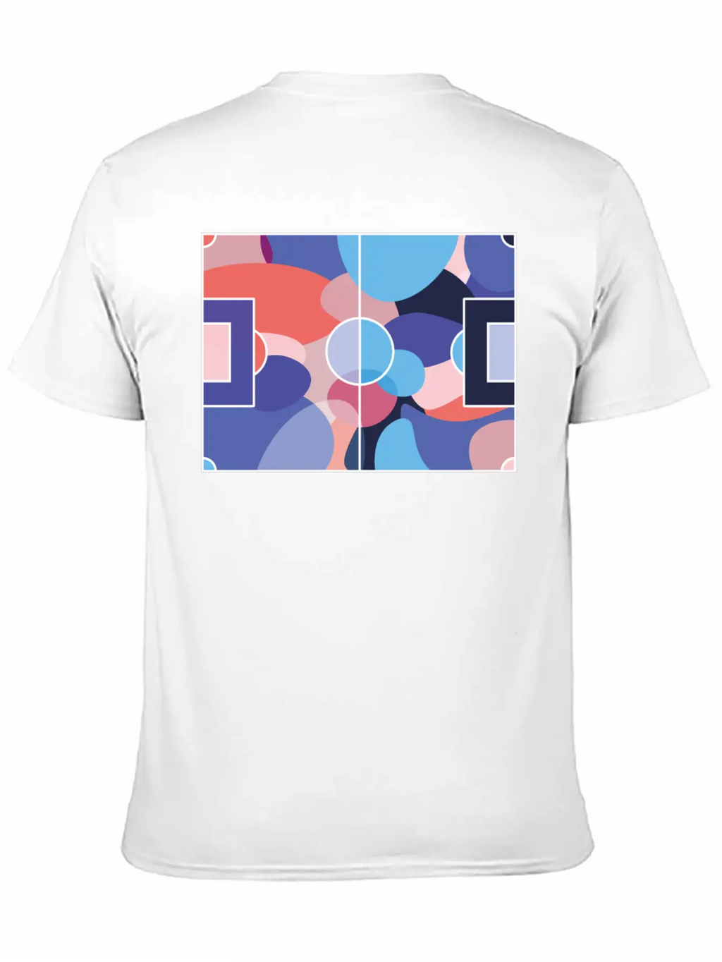 Colourful Soccer Pitch Unisex Casual T-Shirt – Clean Design For Daily Comfort