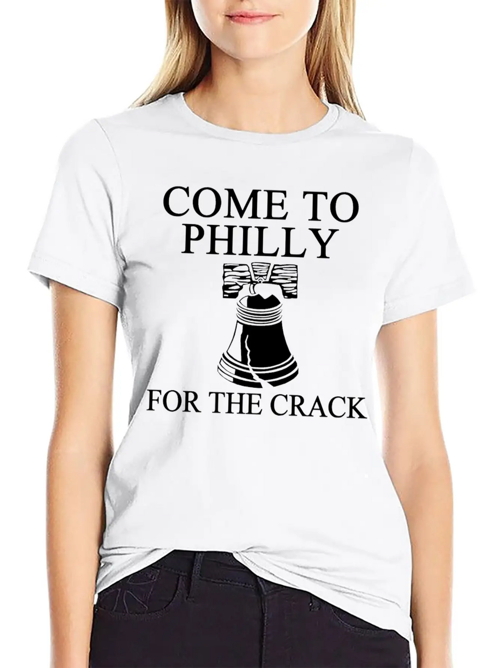 Come To Philly For Crack 1 Balck Breathable Soft Cotton T-Shirt – Timeless Casual Look