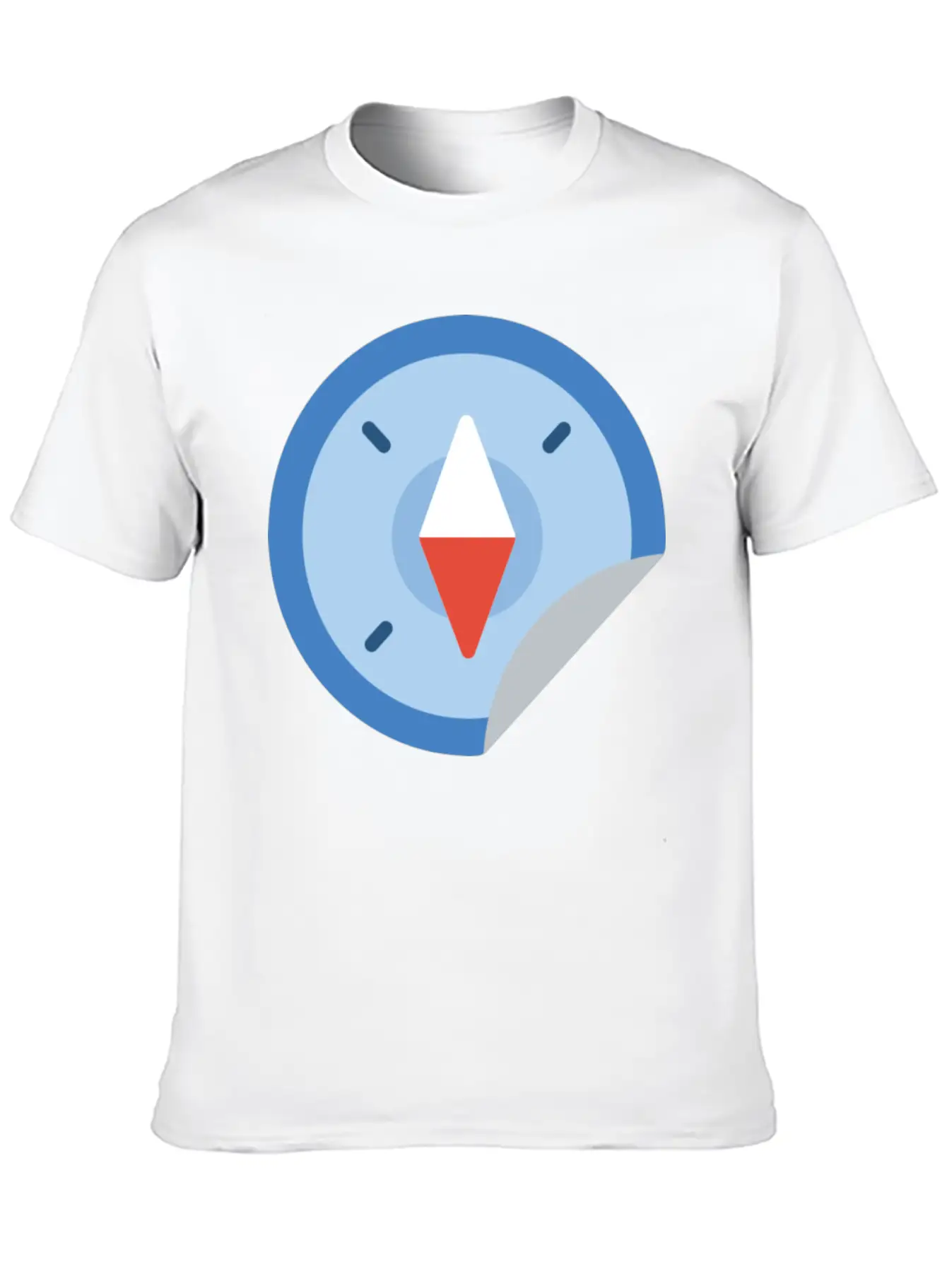 Compass Breathable Soft Cotton T-Shirt – Timeless Casual Look