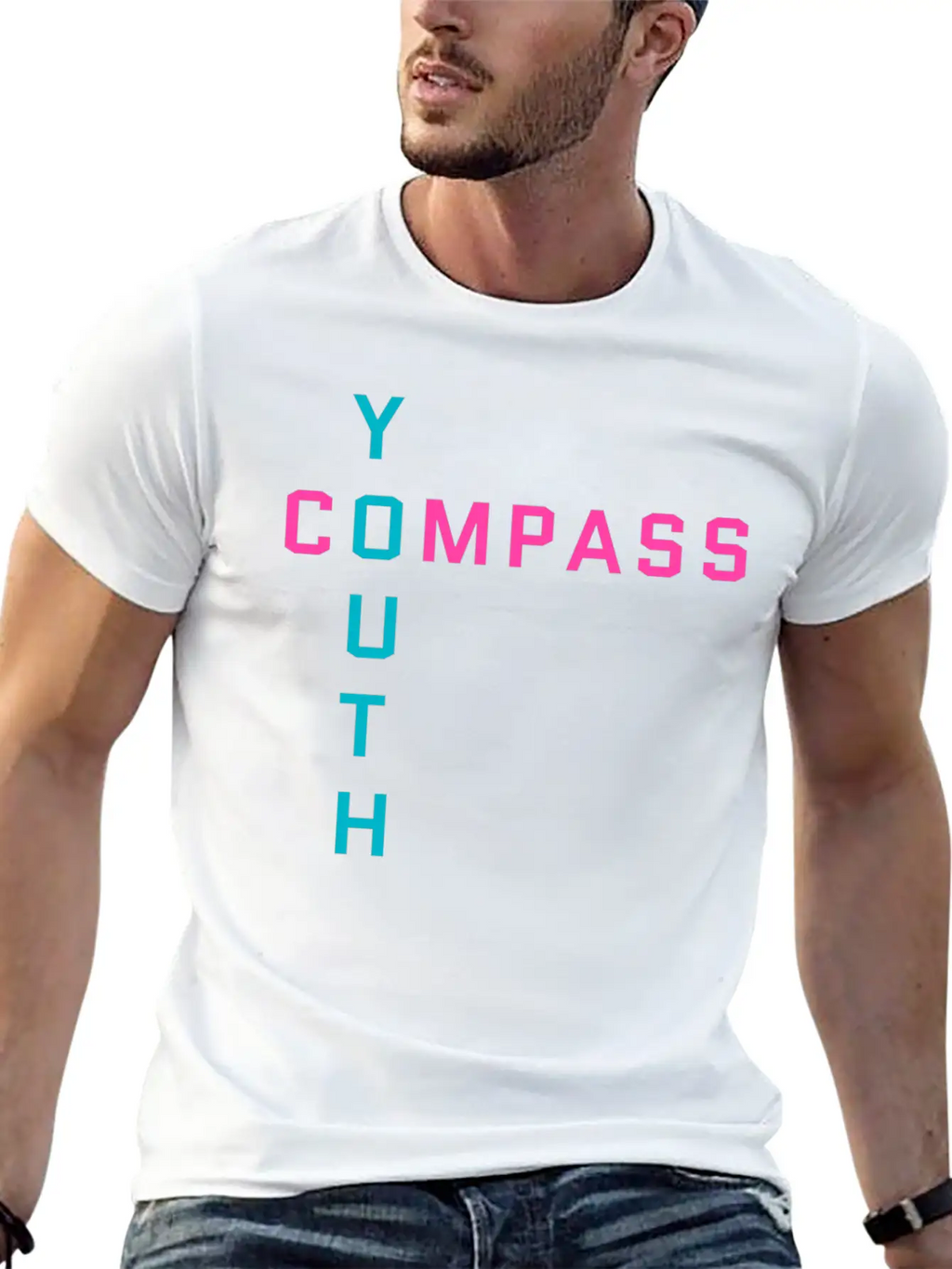 Compass Cross Unisex Casual T-Shirt – Clean Design For Daily Comfort