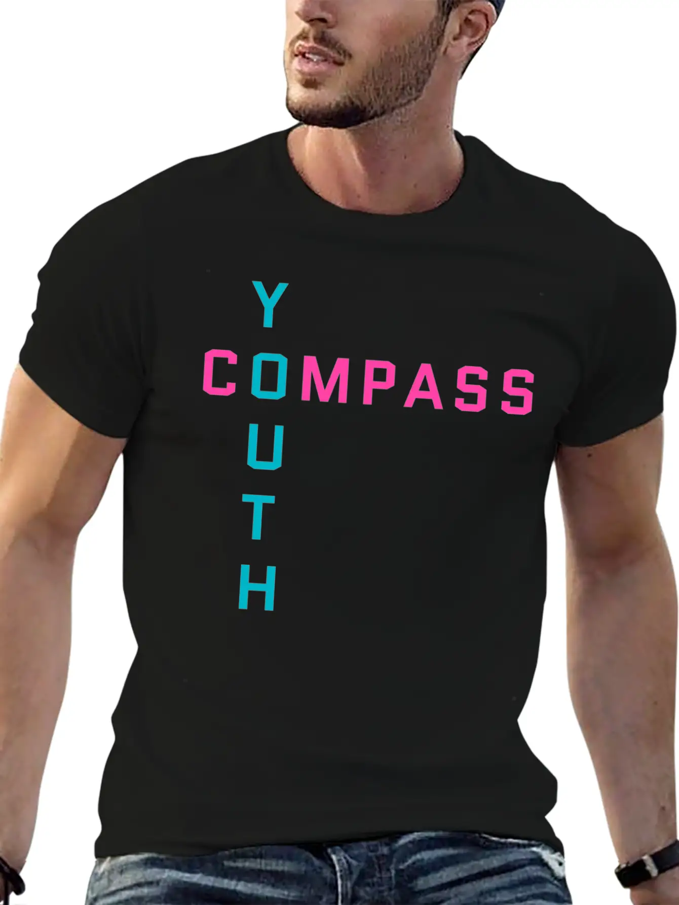 Compass Cross Unisex Casual T-Shirt – Clean Design For Daily Comfort