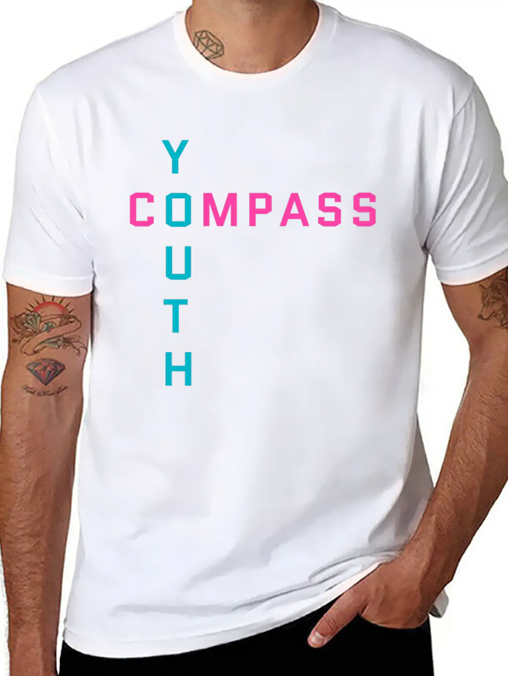 Compass Cross Unisex Casual T-Shirt – Clean Design For Daily Comfort