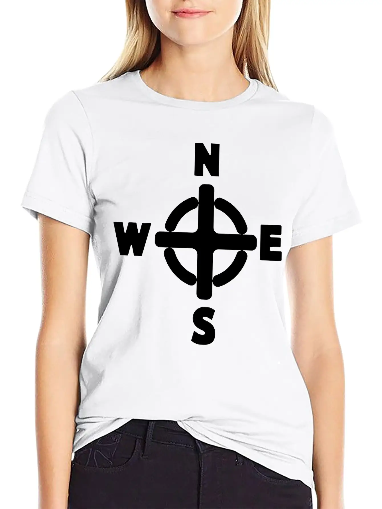 Compass Essential Cotton Tee For Daily Outfits – Unisex Style