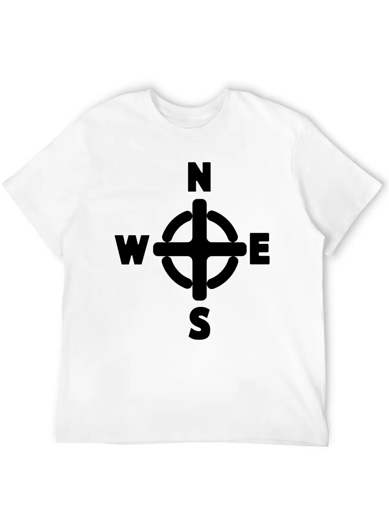 Compass Essential Cotton Tee For Daily Outfits – Unisex Style