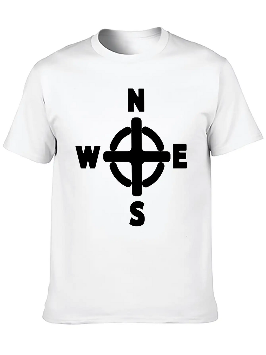 Compass Essential Cotton Tee For Daily Outfits – Unisex Style