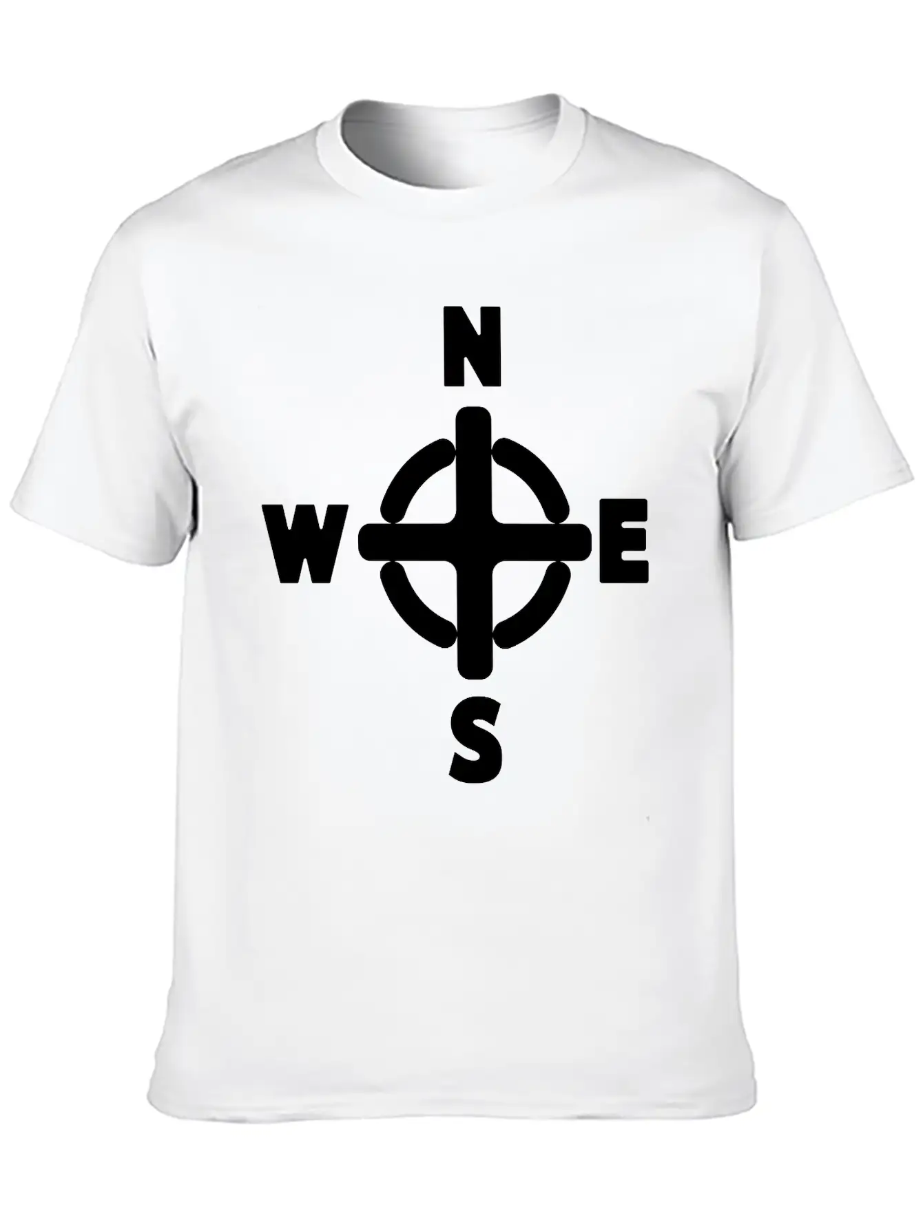 Compass Essential Cotton Tee For Daily Outfits – Unisex Style