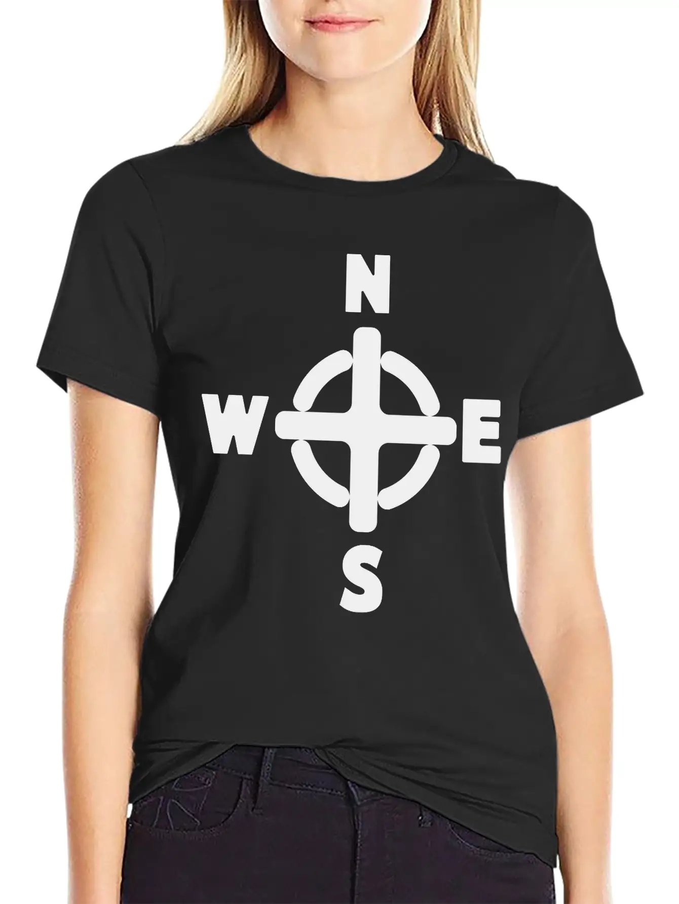 Compass Essential Cotton Tee For Daily Outfits – Unisex Style