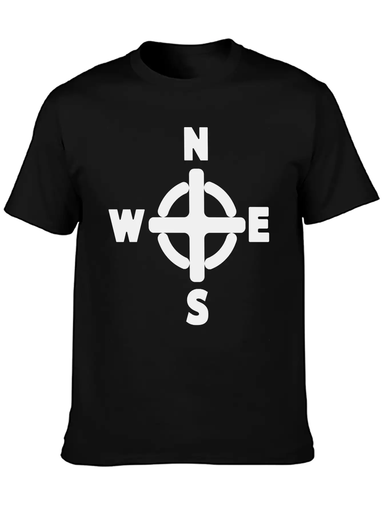 Compass Essential Cotton Tee For Daily Outfits – Unisex Style