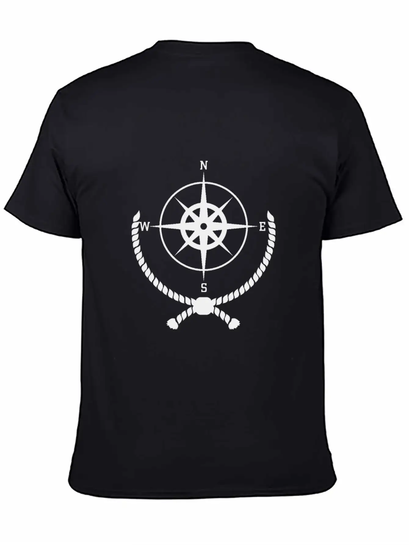 Compass Unisex Casual T-Shirt – Clean Design For Daily Comfort