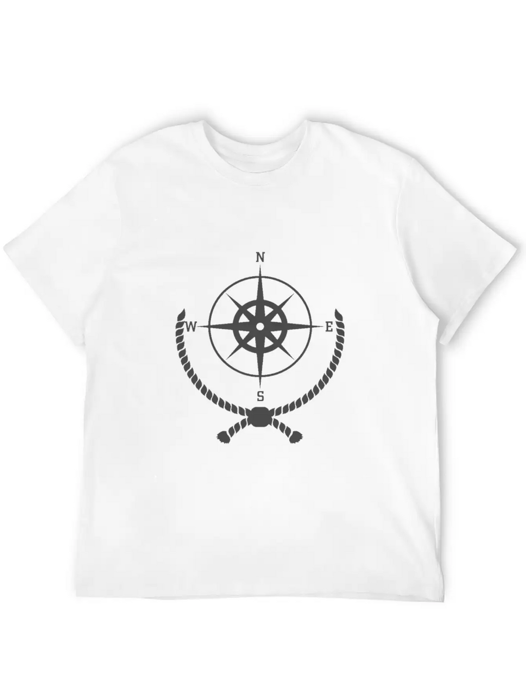 Compass Unisex Casual T-Shirt – Clean Design For Daily Comfort