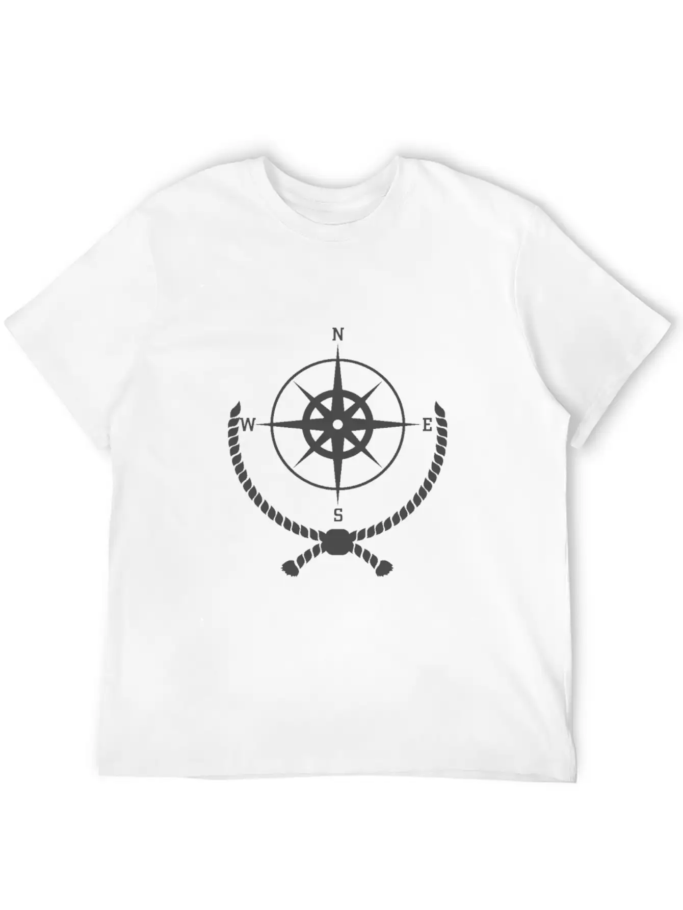 Compass Unisex Casual T-Shirt – Clean Design For Daily Comfort