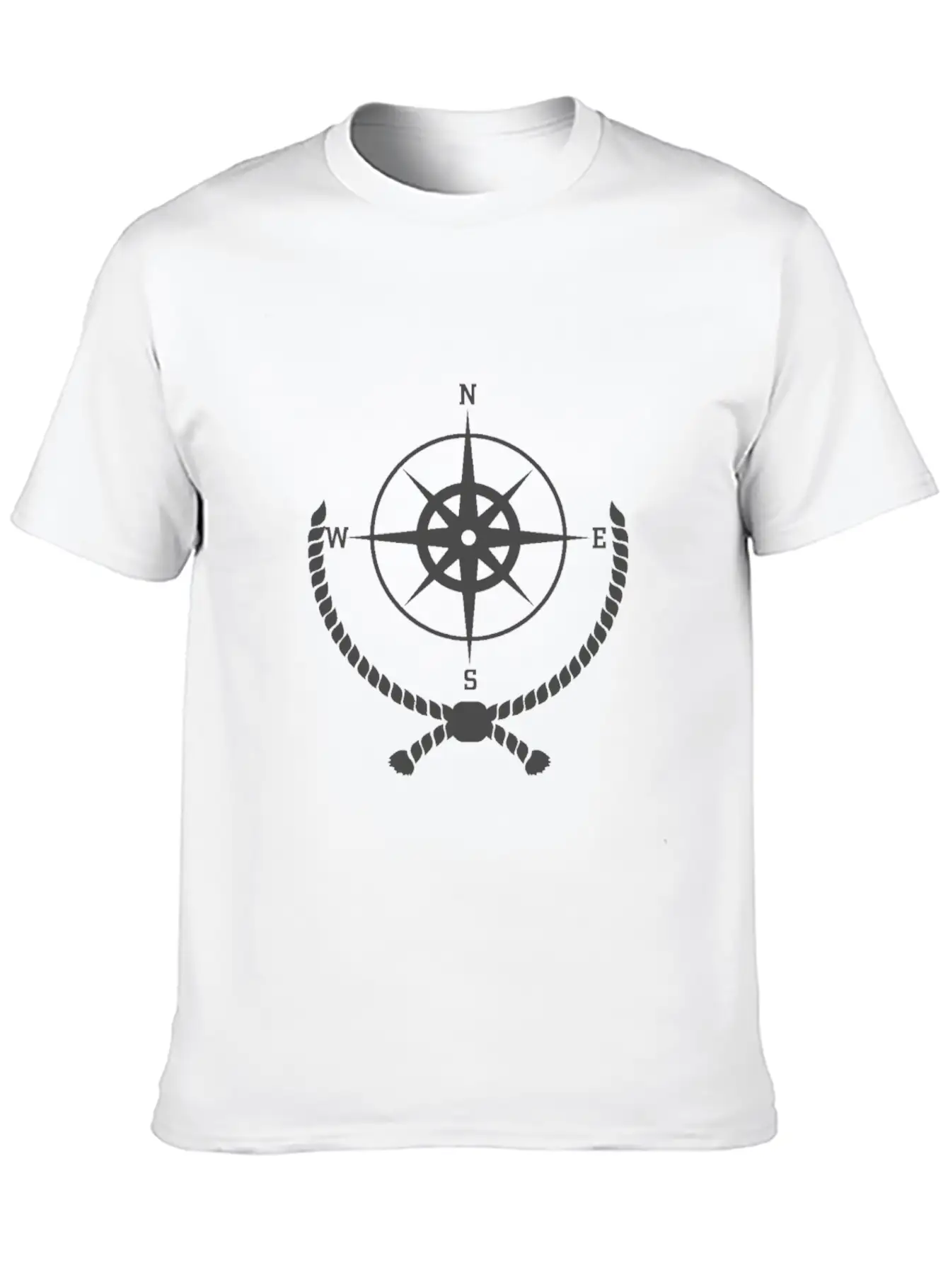 Compass Unisex Casual T-Shirt – Clean Design For Daily Comfort
