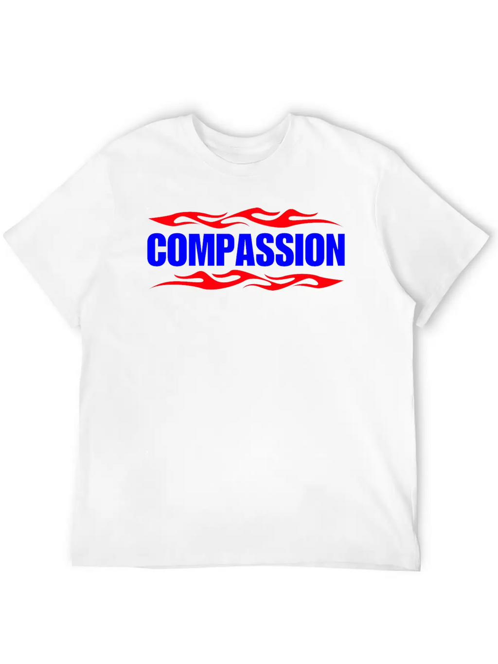 COMPASSION Casual Graphic T-Shirt – Simple And Comfortable Daily Wear