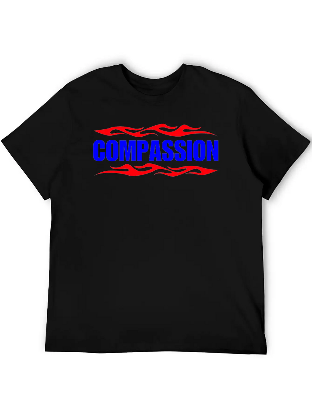 COMPASSION Casual Graphic T-Shirt – Simple And Comfortable Daily Wear