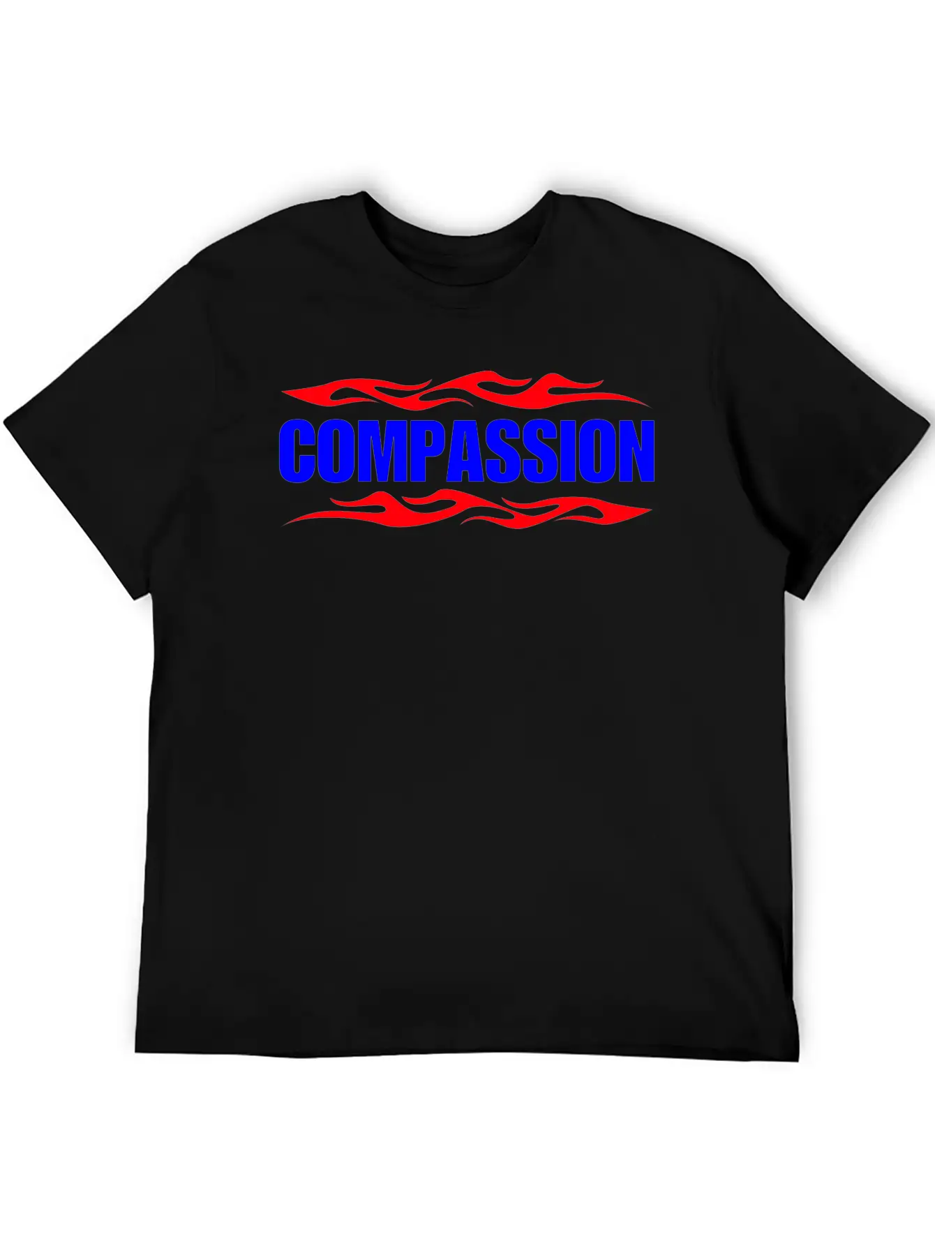 COMPASSION Casual Graphic T-Shirt – Simple And Comfortable Daily Wear