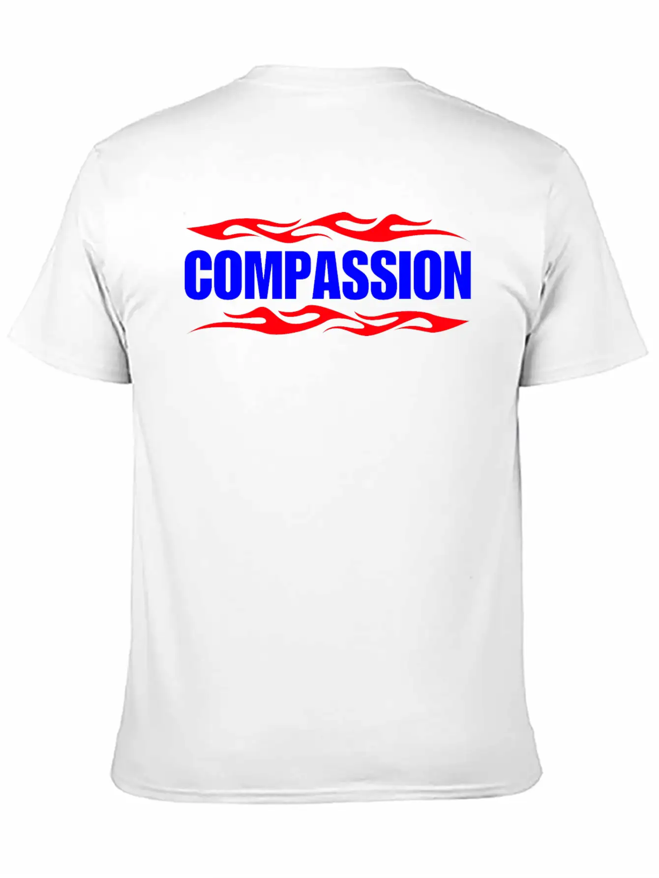 COMPASSION Casual Graphic T-Shirt – Simple And Comfortable Daily Wear