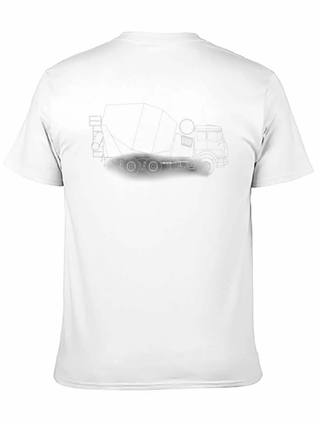 Concrete Truck Casual Graphic T-Shirt – Simple And Comfortable Daily Wear