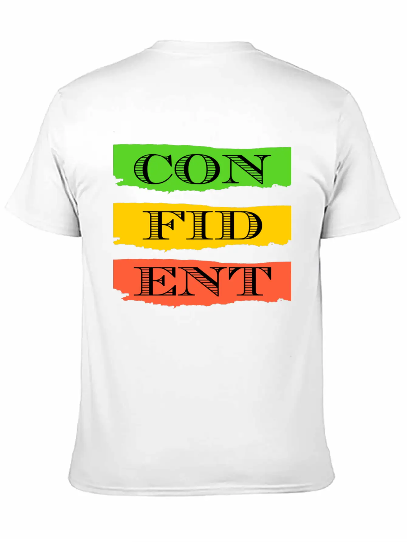 Confident Unisex Short Sleeve Soft Cotton T-Shirt – Casual Everyday Wear