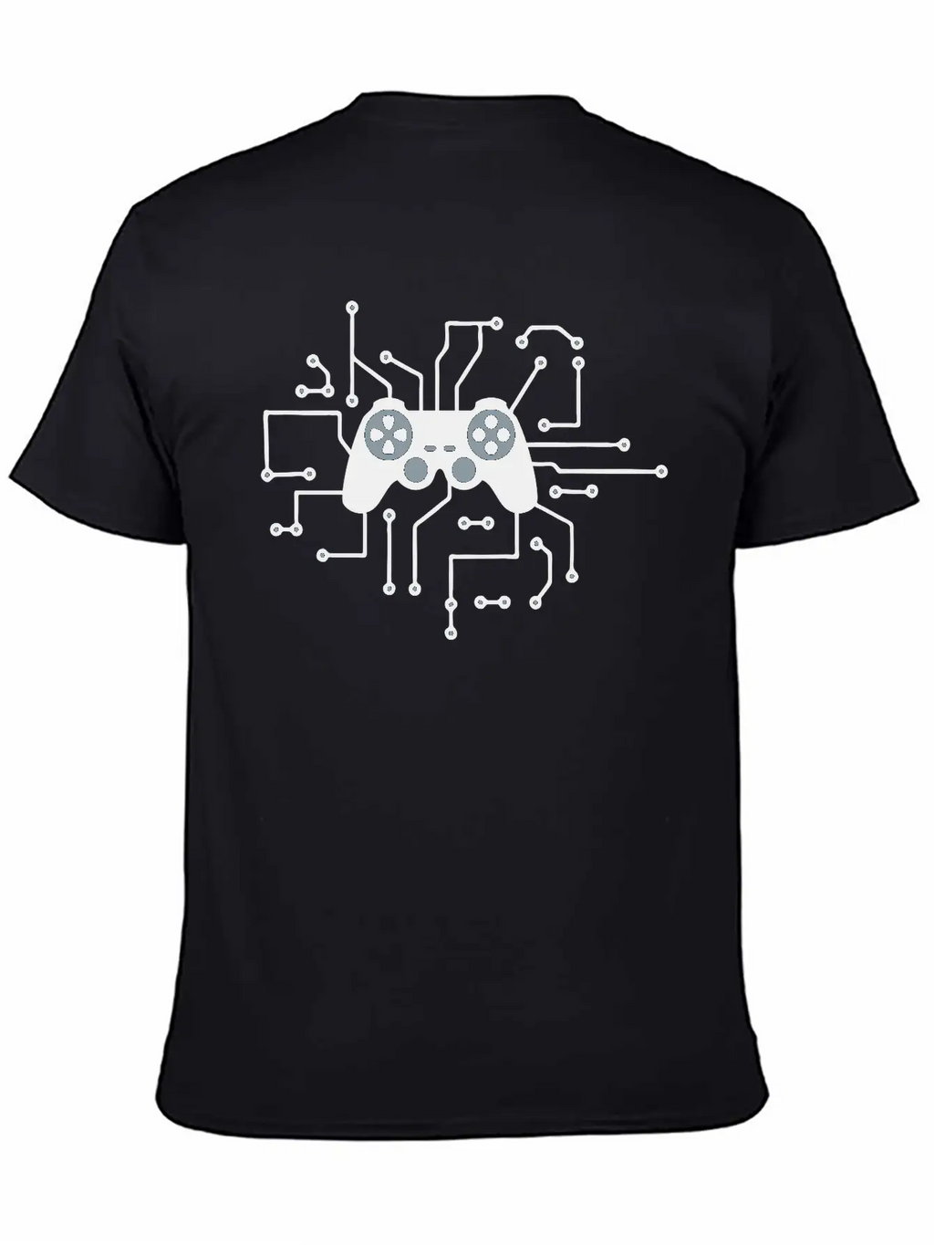 Controller Gamble Gamer Playing Fun Console Circui Unisex Casual T-Shirt – Clean Design For Daily Comfort