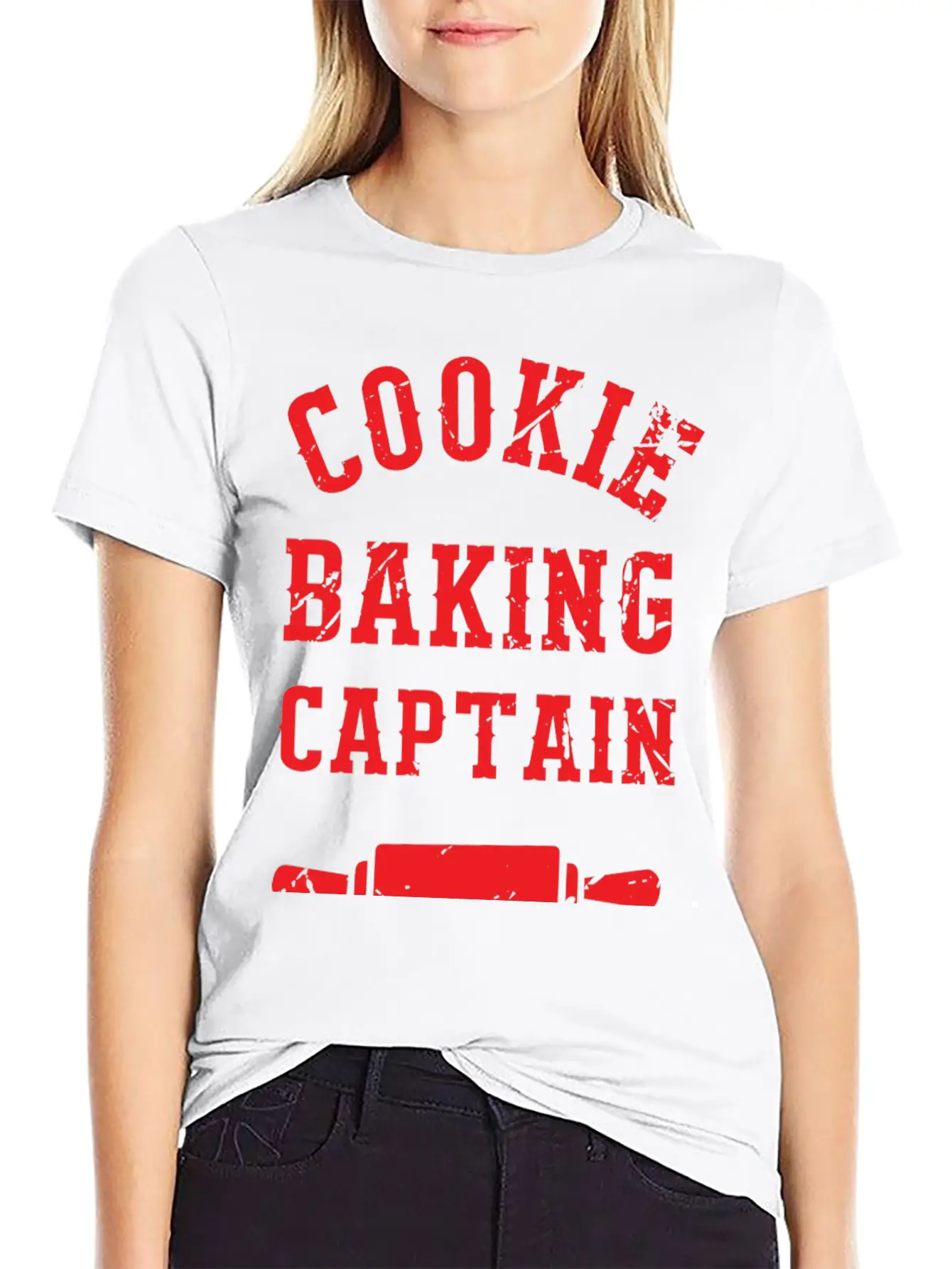 Cookie Baking Captain Essential Cotton Tee For Daily Outfits – Unisex Style