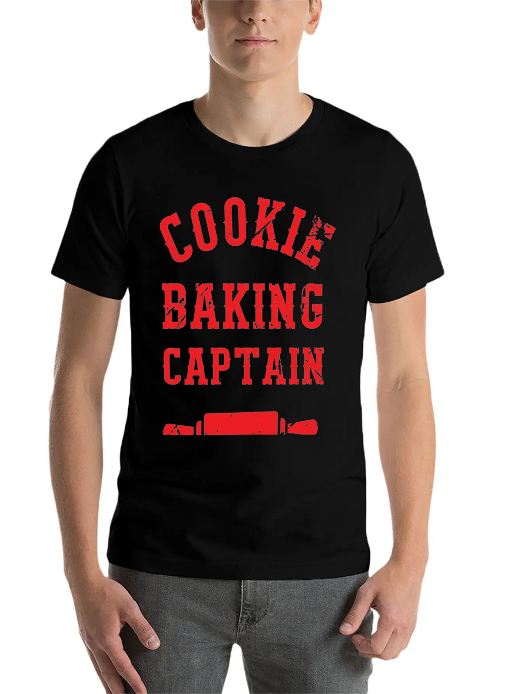Cookie Baking Captain Essential Cotton Tee For Daily Outfits – Unisex Style