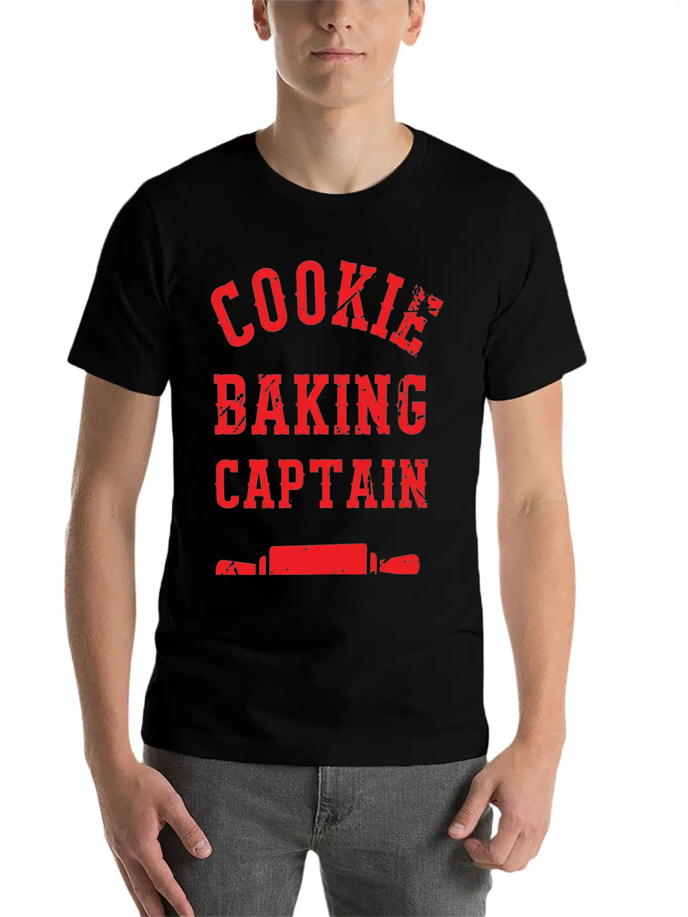 Cookie Baking Captain Essential Cotton Tee For Daily Outfits – Unisex Style