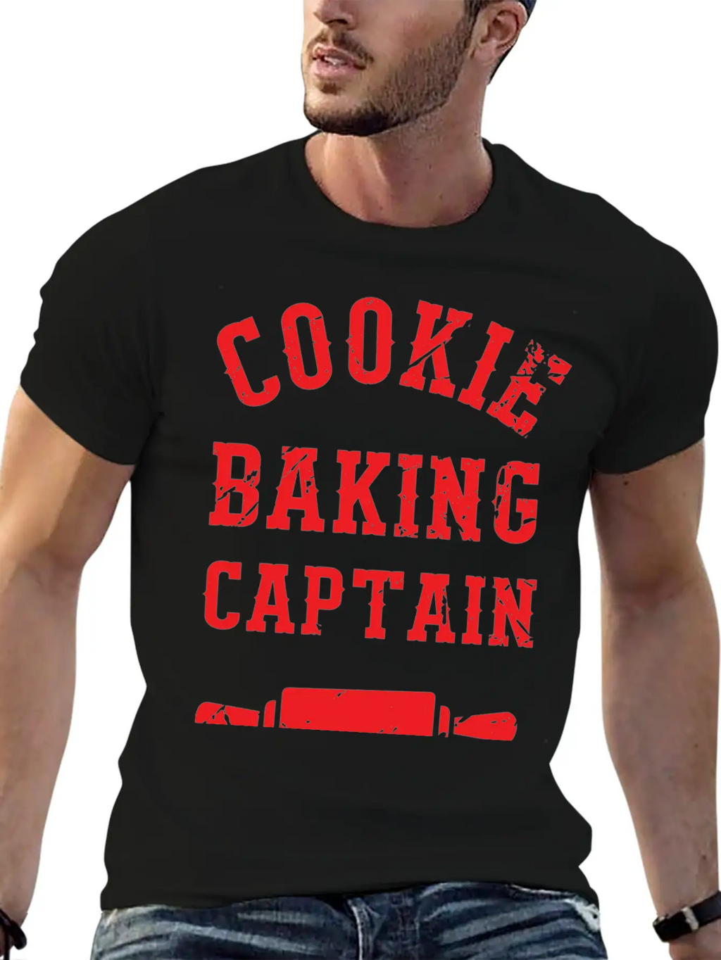Cookie Baking Captain Essential Cotton Tee For Daily Outfits – Unisex Style
