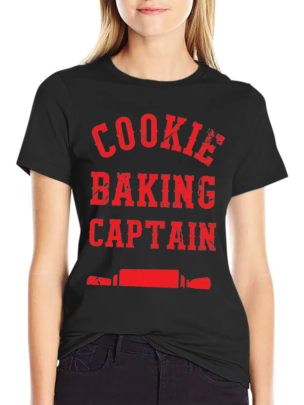 Cookie Baking Captain Essential Cotton Tee For Daily Outfits – Unisex Style