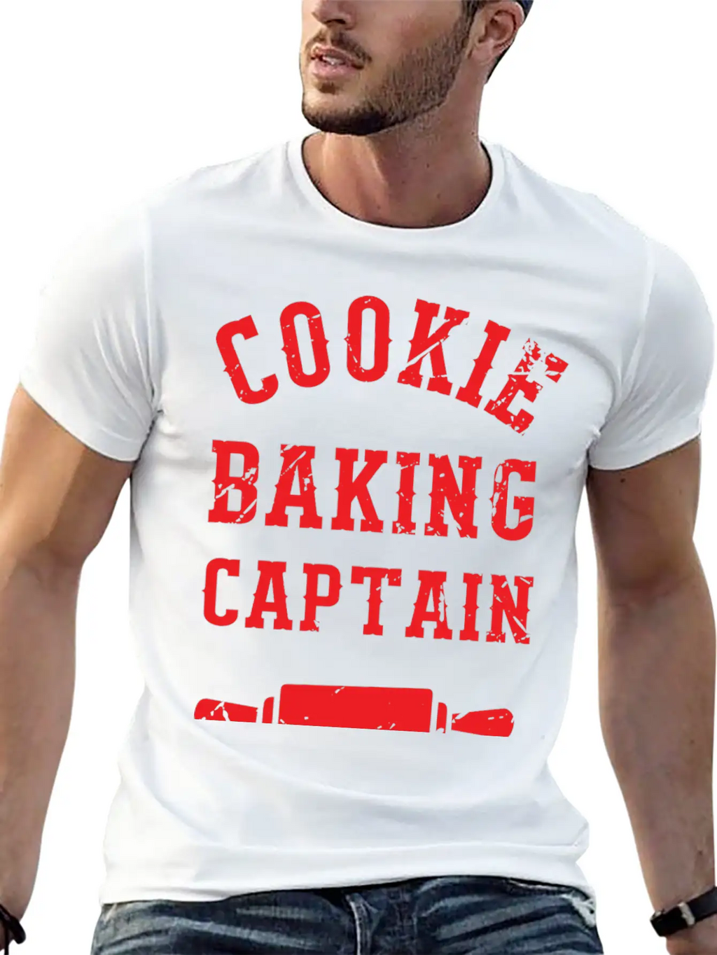 Cookie Baking Captain Essential Cotton Tee For Daily Outfits – Unisex Style