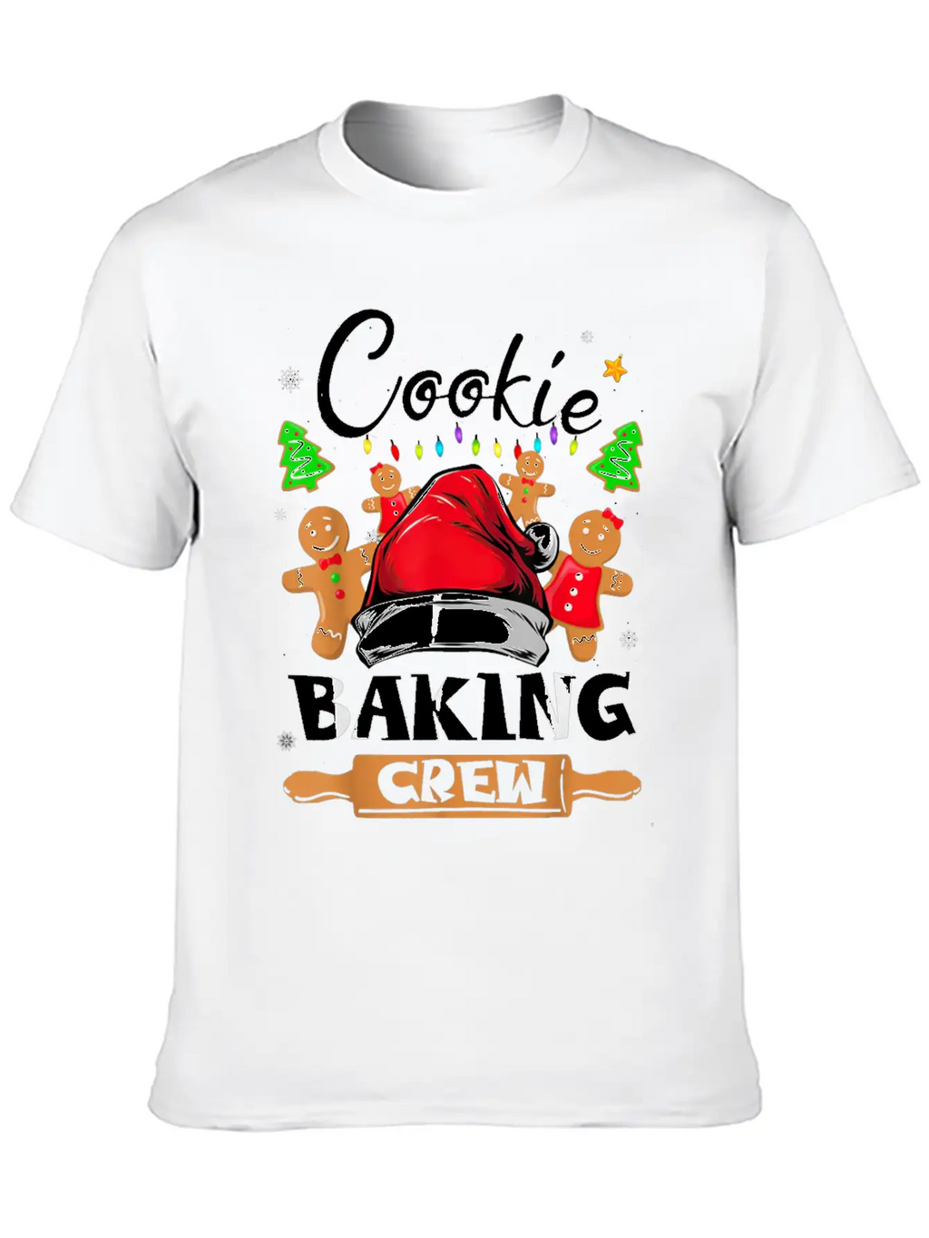 Cookie Baking Crew Essential Cotton Tee For Daily Outfits – Unisex Style