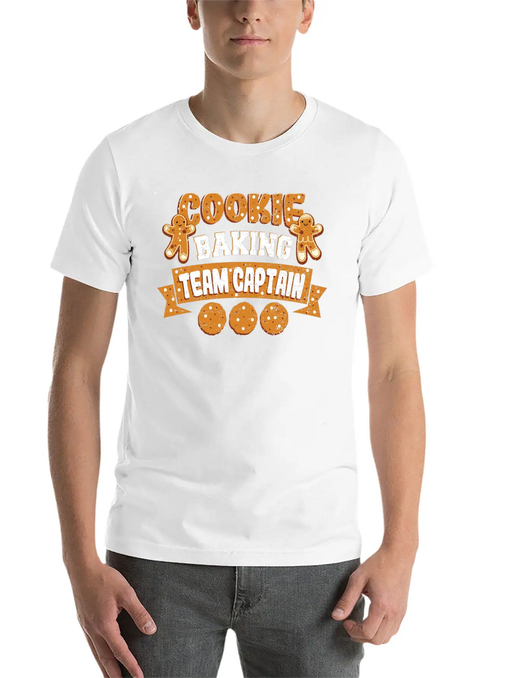 Cookie Baking Team Captain - Baking Unisex Casual T-Shirt – Clean Design For Daily Comfort
