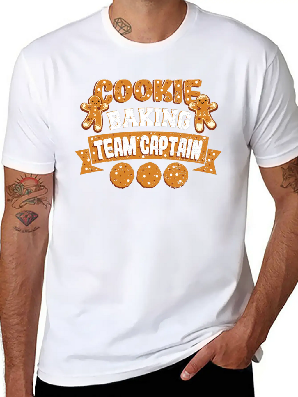 Cookie Baking Team Captain - Baking Unisex Casual T-Shirt – Clean Design For Daily Comfort