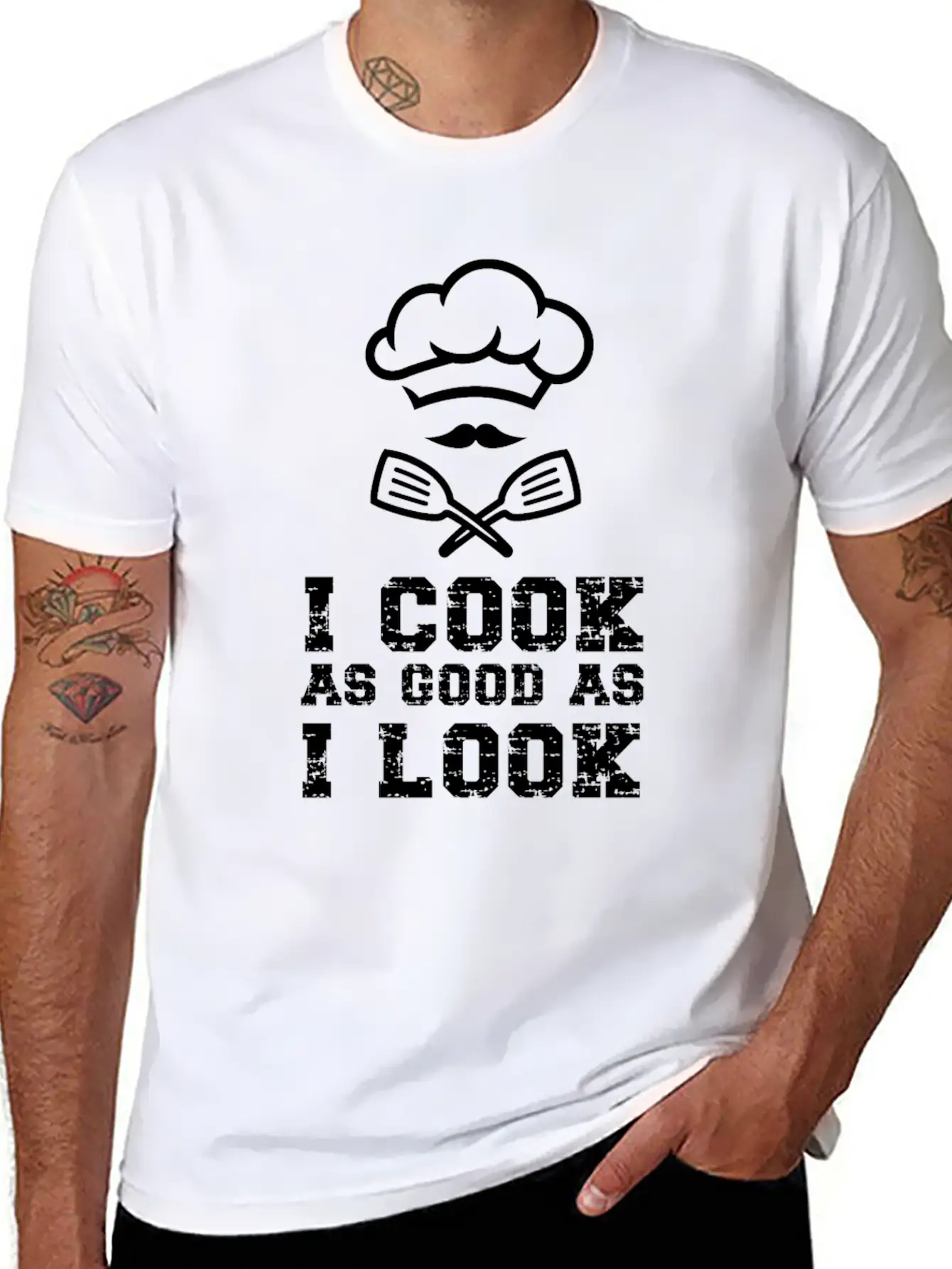 Cooking Cook Kitchen Chef I Cook Stylish Everyday T-Shirt – Unisex Basic Cotton Tee