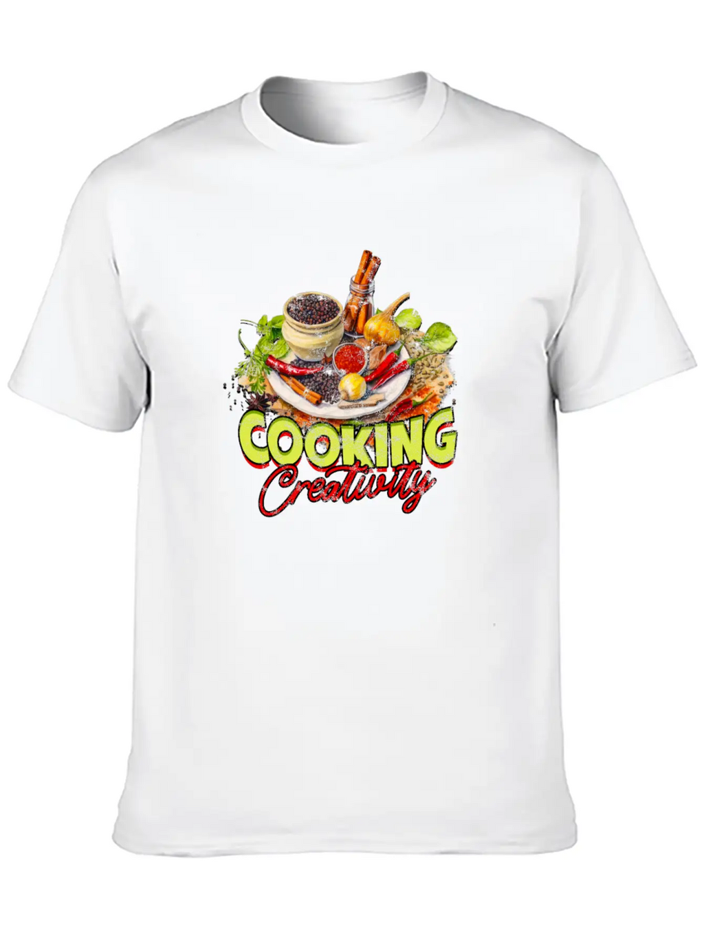 Cooking Creativity - Cooking Breathable Soft Cotton T-Shirt – Timeless Casual Look
