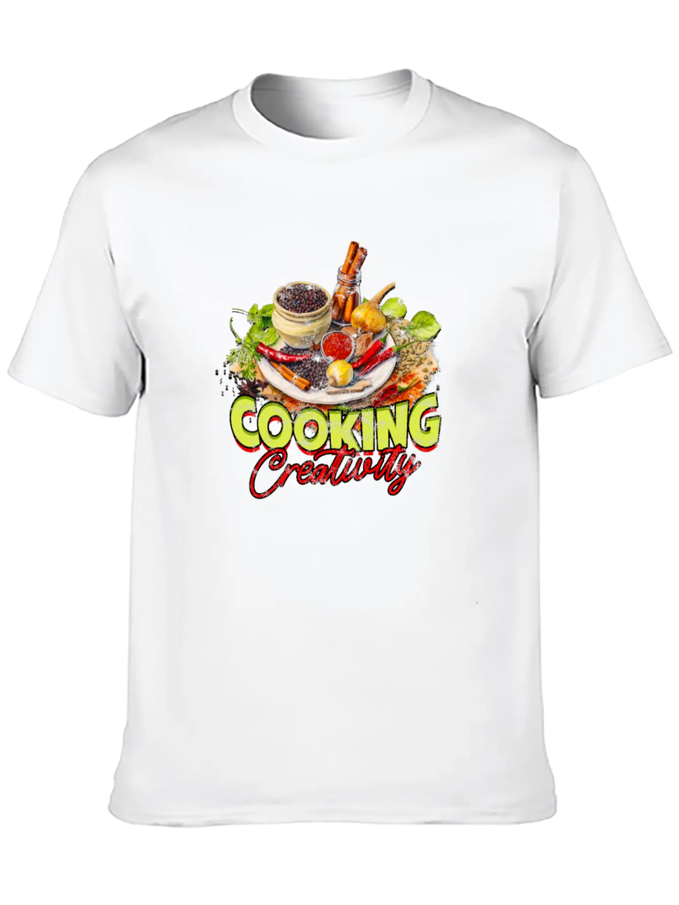 Cooking Creativity - Cooking Breathable Soft Cotton T-Shirt – Timeless Casual Look
