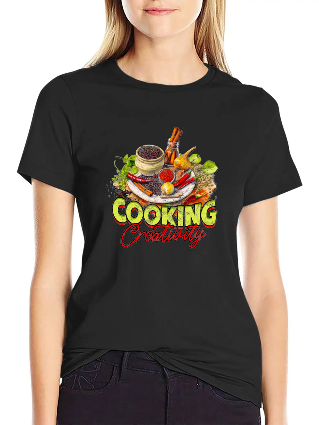Cooking Creativity - Cooking Breathable Soft Cotton T-Shirt – Timeless Casual Look