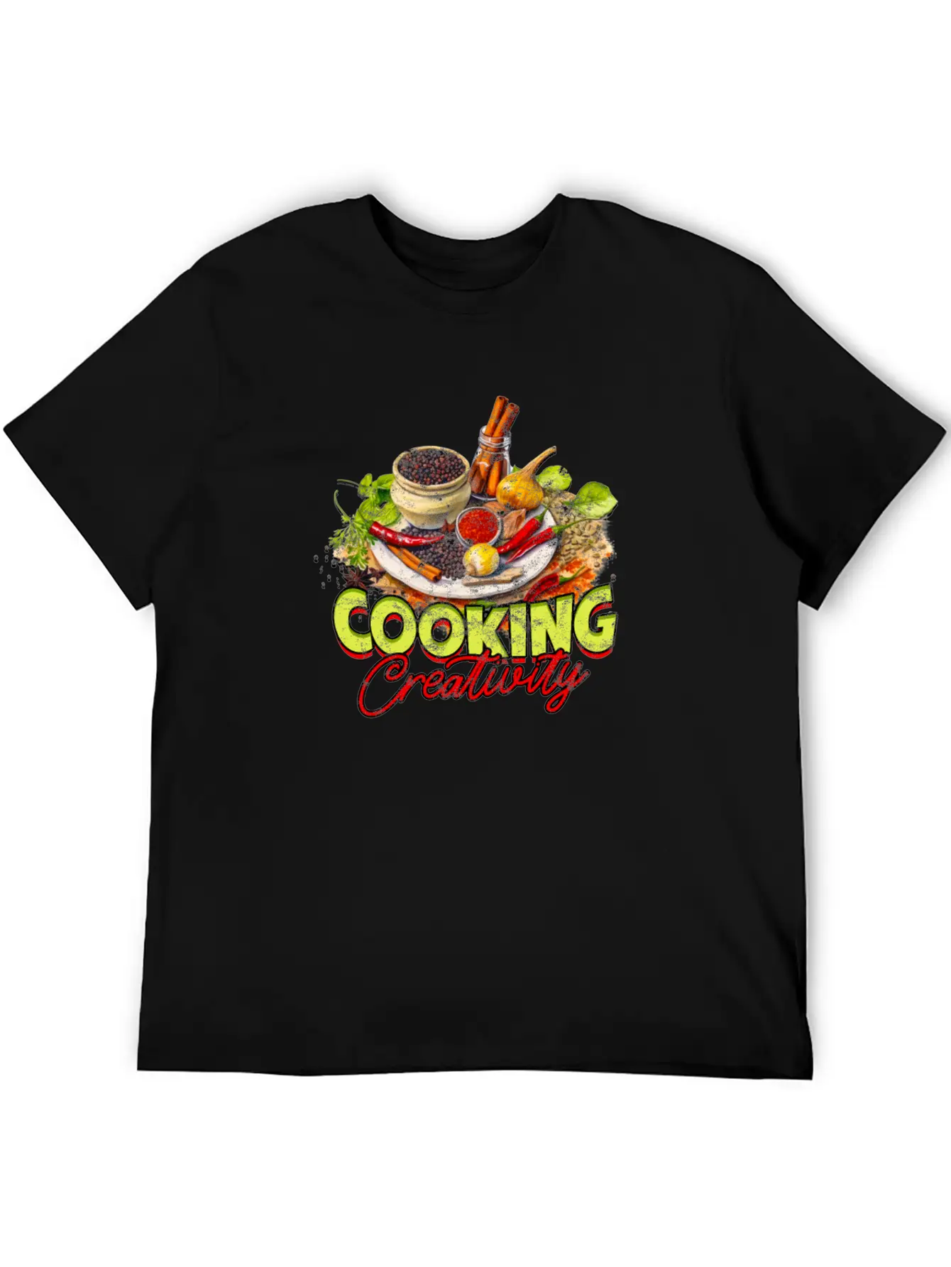 Cooking Creativity - Cooking Breathable Soft Cotton T-Shirt – Timeless Casual Look