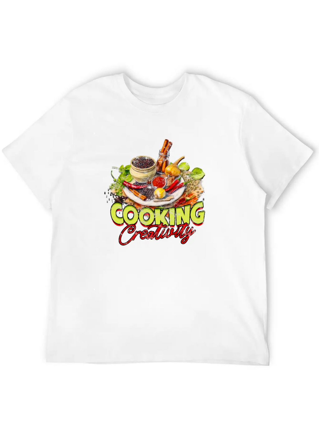 Cooking Creativity - Cooking Breathable Soft Cotton T-Shirt – Timeless Casual Look
