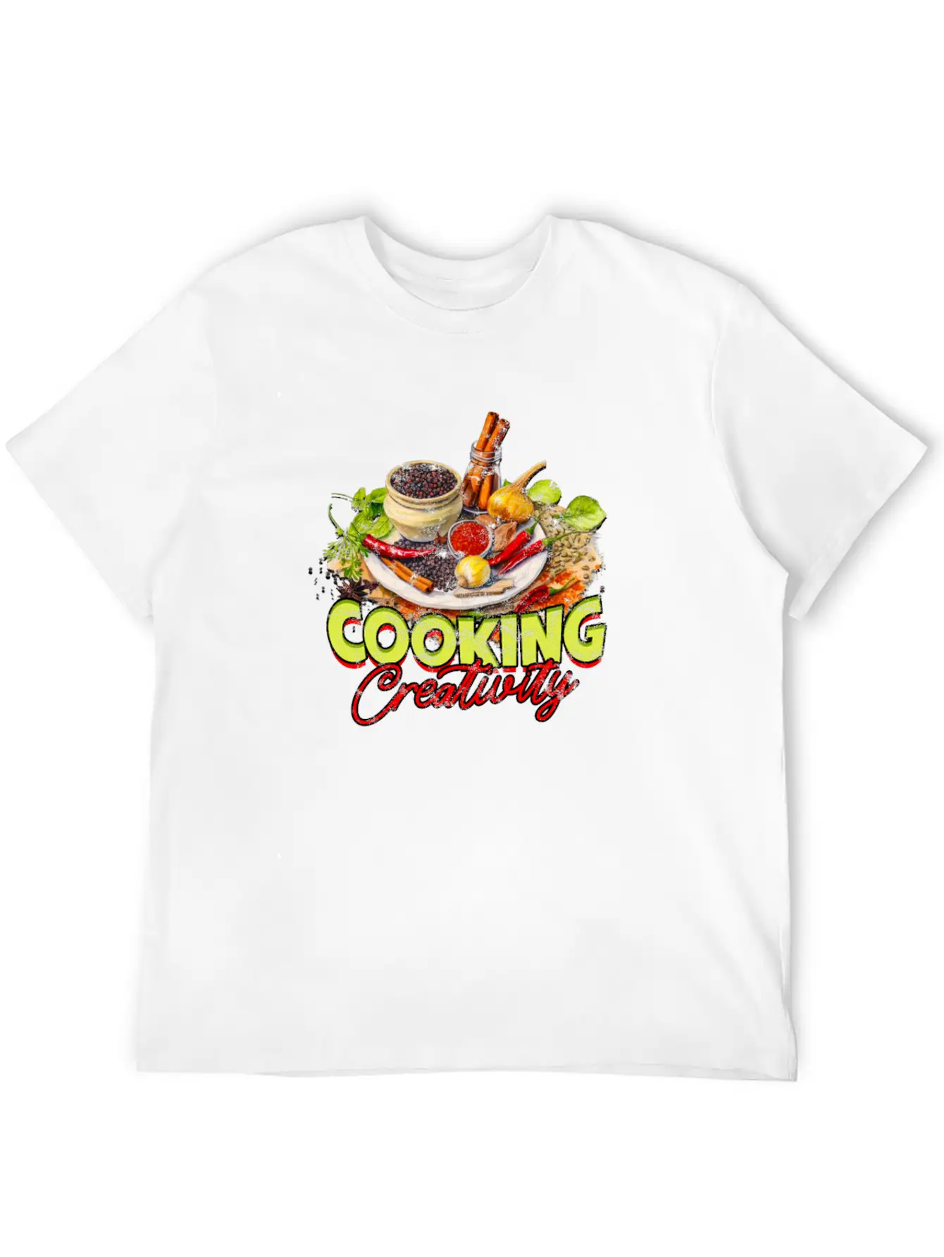 Cooking Creativity - Cooking Breathable Soft Cotton T-Shirt – Timeless Casual Look