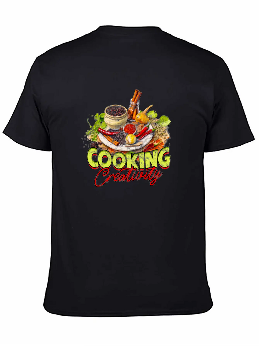 Cooking Creativity - Cooking Breathable Soft Cotton T-Shirt – Timeless Casual Look