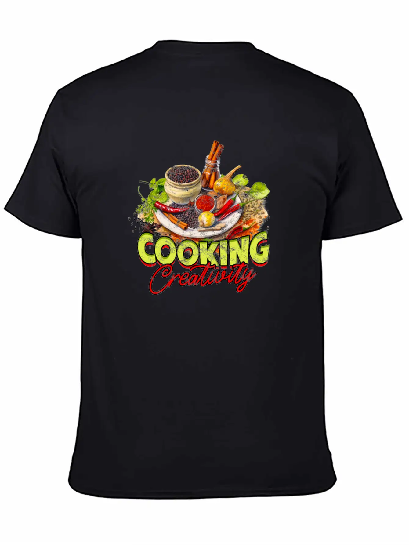 Cooking Creativity - Cooking Breathable Soft Cotton T-Shirt – Timeless Casual Look