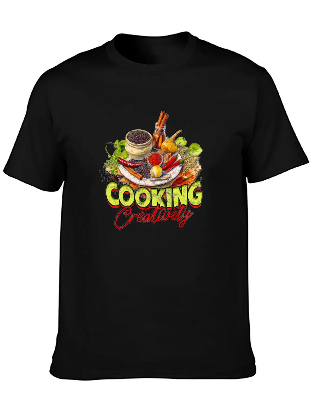 Cooking Creativity - Cooking Breathable Soft Cotton T-Shirt – Timeless Casual Look