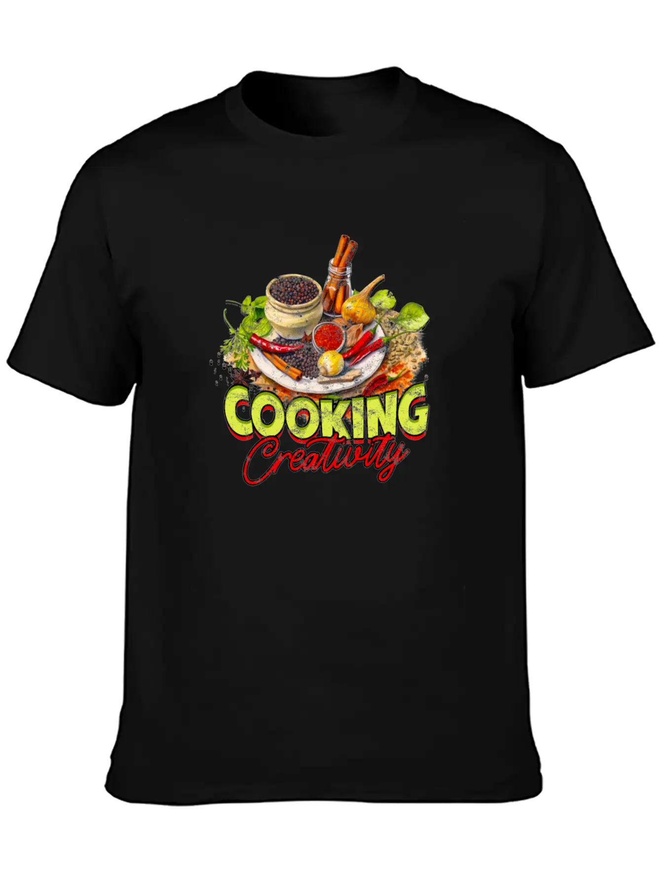 Cooking Creativity - Cooking Breathable Soft Cotton T-Shirt – Timeless Casual Look