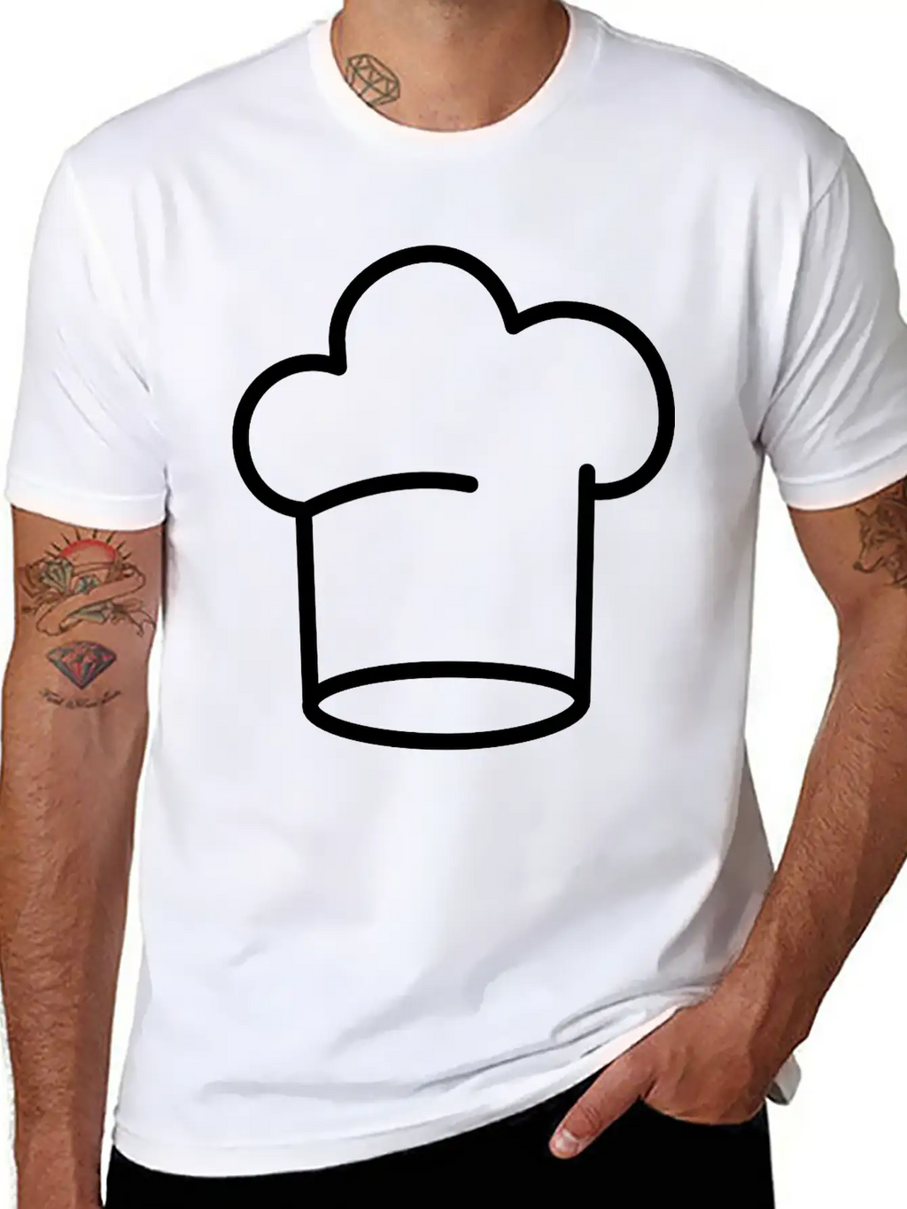 Cooking Hat Unisex Casual T-Shirt – Clean Design For Daily Comfort