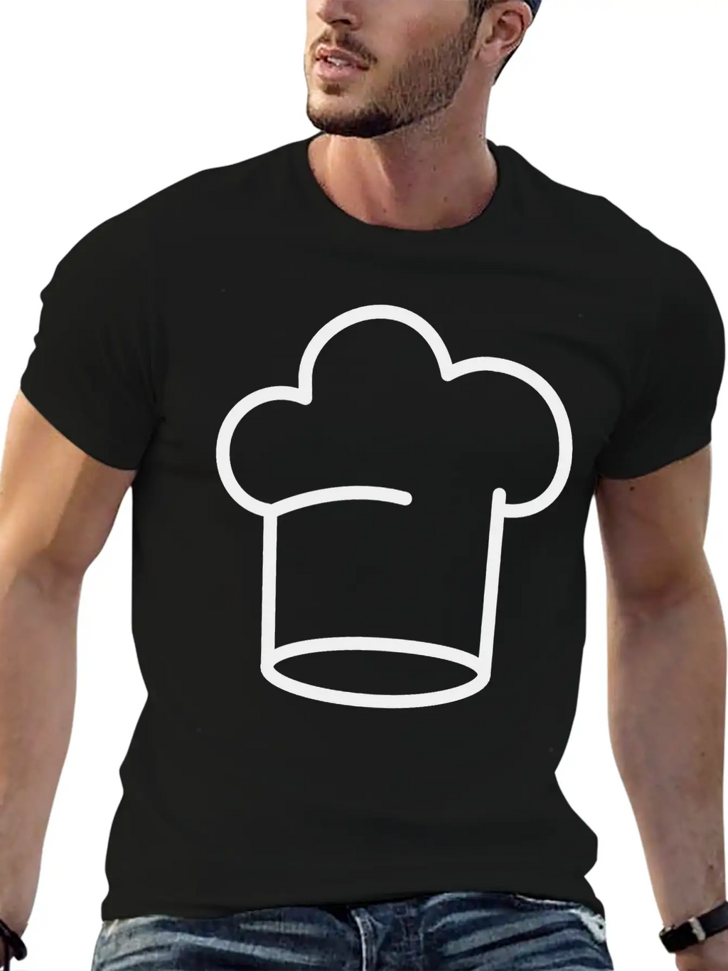 Cooking Hat Unisex Casual T-Shirt – Clean Design For Daily Comfort