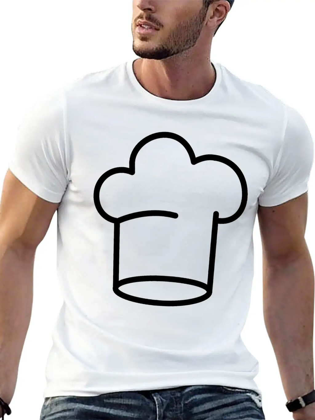 Cooking Hat Unisex Casual T-Shirt – Clean Design For Daily Comfort