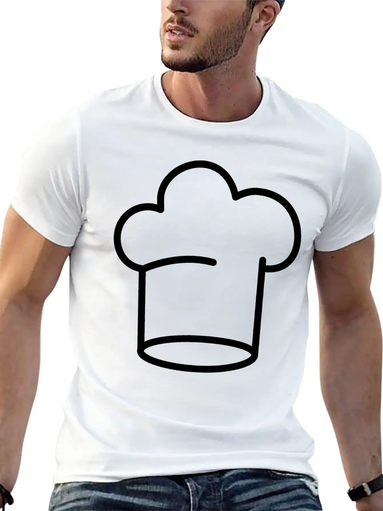 Cooking Hat Unisex Casual T-Shirt – Clean Design For Daily Comfort